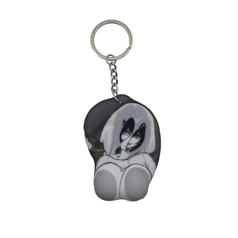 Holy Sheet: BOO-BA Keychain