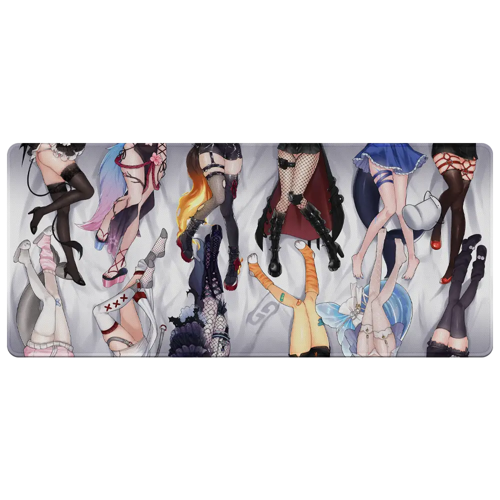 Anime Girl Thigh Vtuber Mouse Pad - Image 2