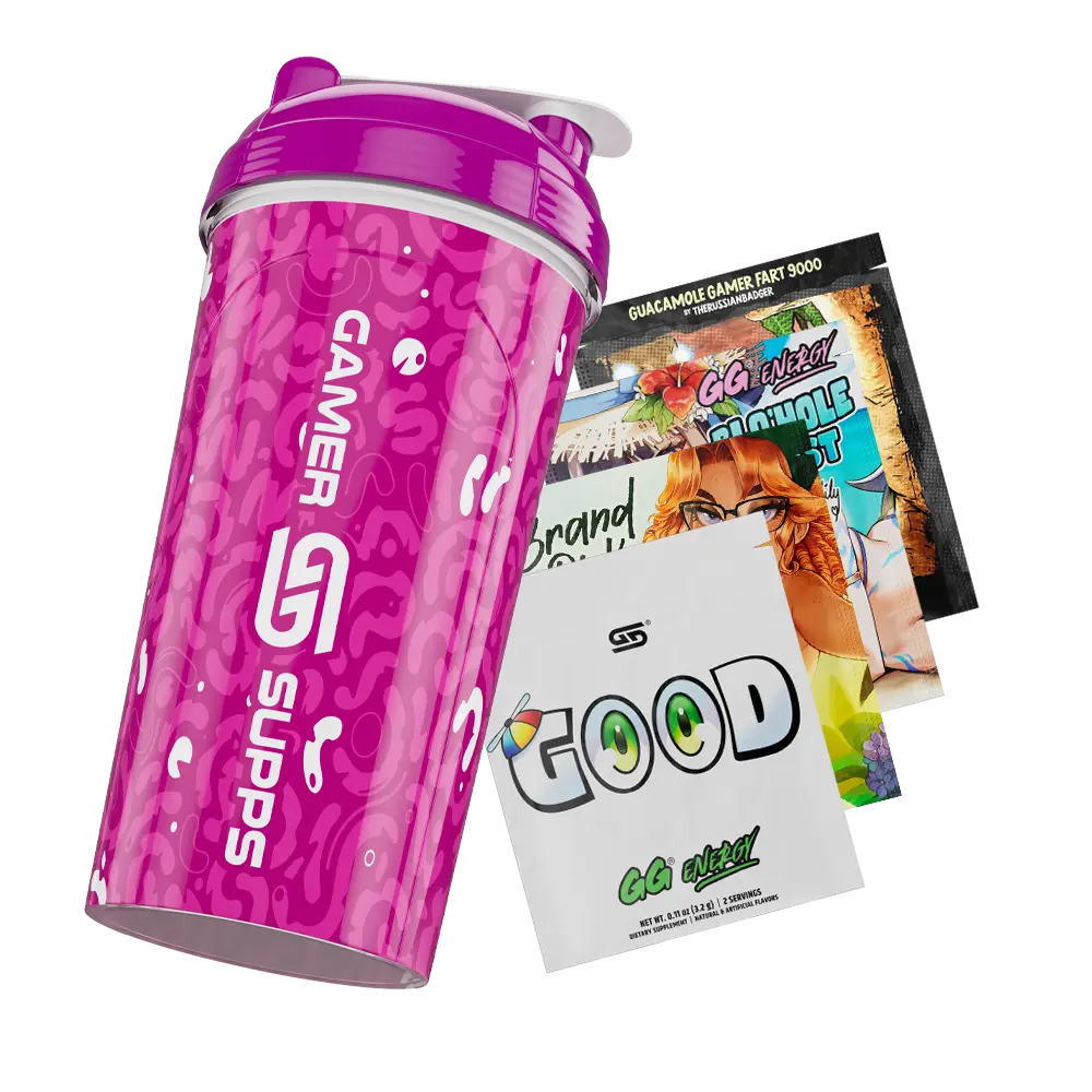 24oz All Over Print Shaker - Purple Amoeba - Image 2