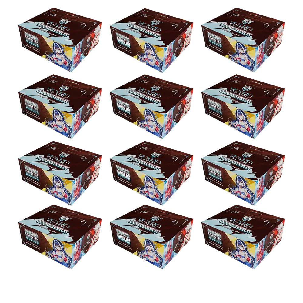 VCard Set 2: Awakened Worlds First Edition Booster Box Master Case (12 Booster Boxes) - Image 2