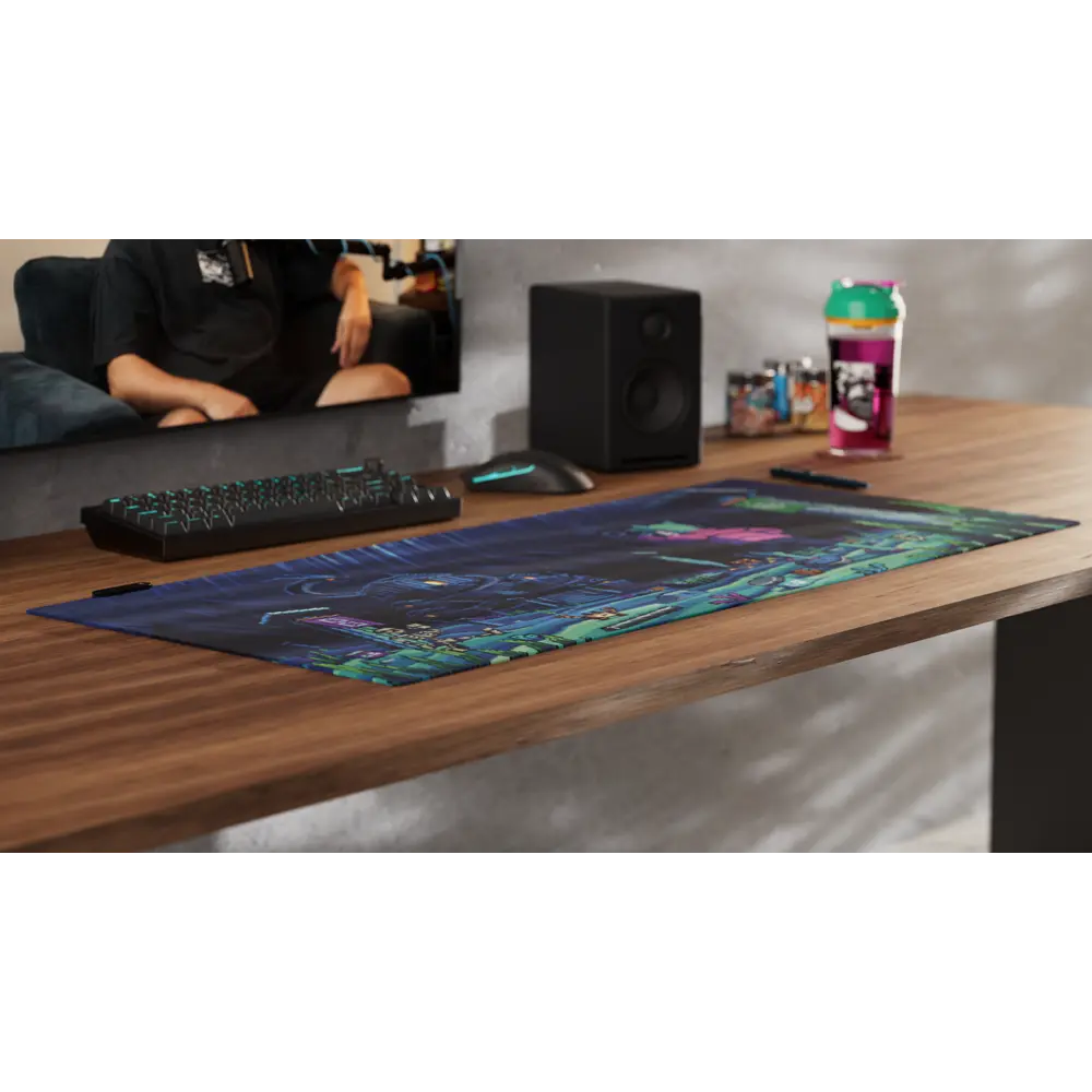 PIXEL CUPS x BigPuffer: Leviathan's Crossing RGB Mouse Pad - Image 3