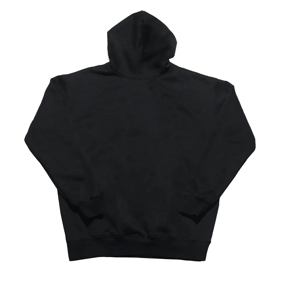 Black Embossed Hoodie - Image 3