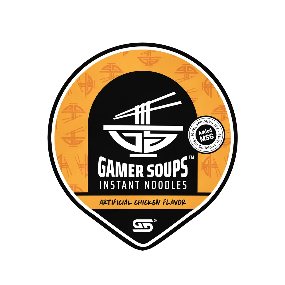 Gamer Soups Instant Noodles - Chicken (24 Cup Box) - Image 7