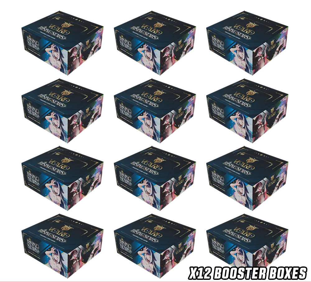VCard Booster Box Master Case - Rising Stars (12 Booster Boxes) (Unlimited)