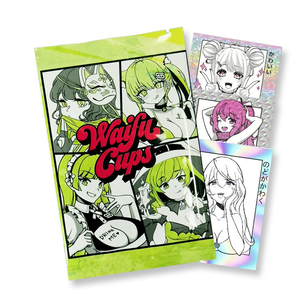 Collectible Waifu Sticker Pack: Seasons 1-3