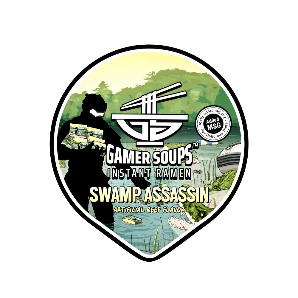 Gamer Soups Instant Noodles - Swamp Assassin (Single Cup) - Image 4