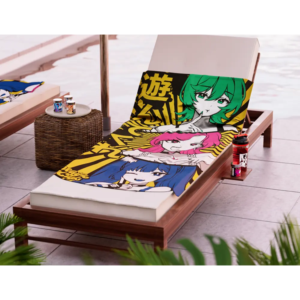 Waifu Cups Season 4 Beach Towel - Image 3