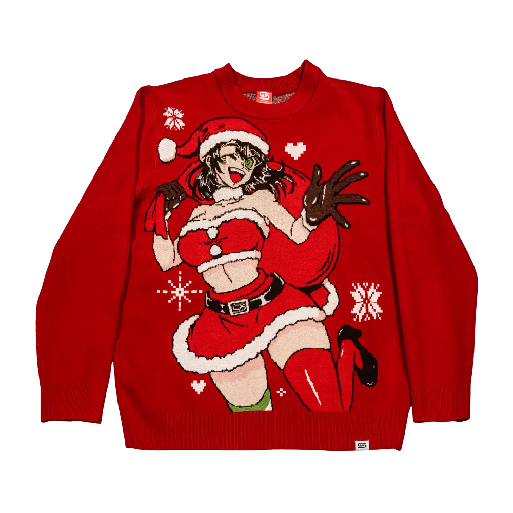 Waifu Sweater: UwU Ugly Christmas Sweater
