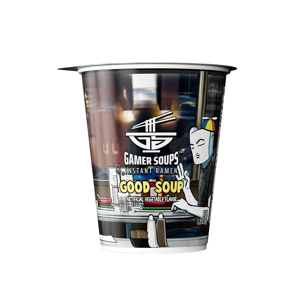 Gamer Soups Instant Noodles - Good Soup (Single Cup)