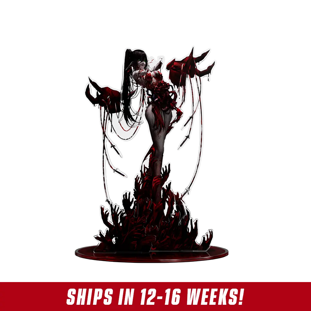 Layna Lazar: Crimson Bloom Acrylic Standee