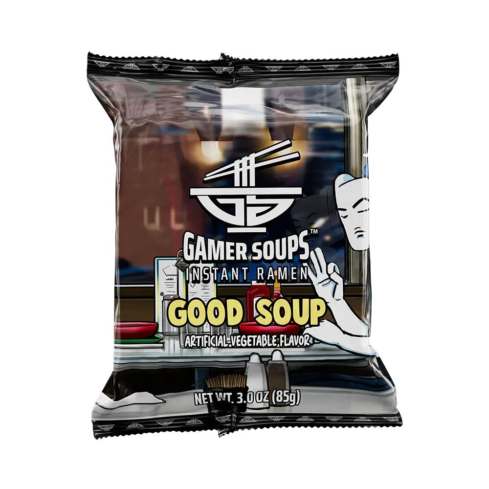 Gamer Soups Instant Noodles- Good Soup Bricks (5 Pack) - Image 2