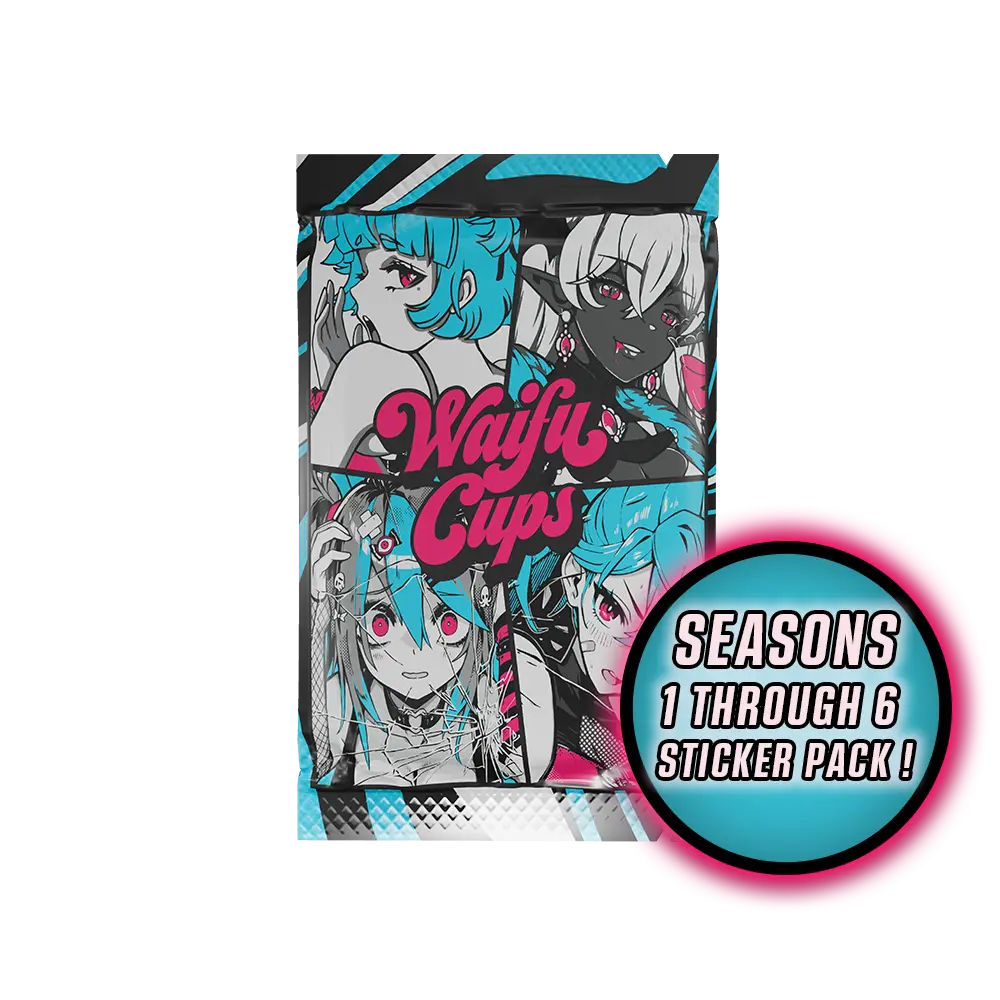 Collectible Waifu Sticker Pack: Seasons 1-6