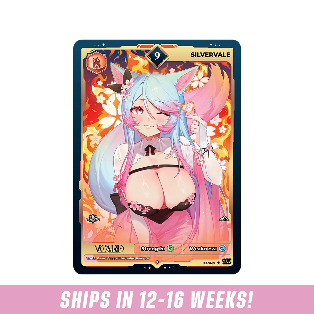 Creator Cups x Silvervale: VCard Promo Card (Info)