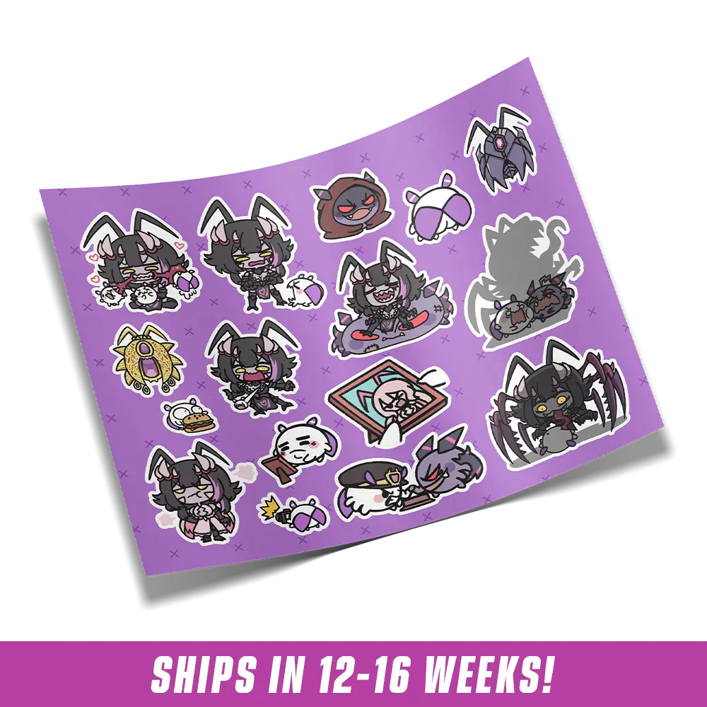 Matara Kan: Evil Mata Sticker Sheet (Info)