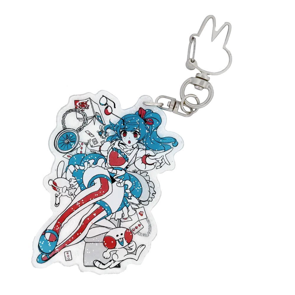 Alice in Waifuland Keychain
