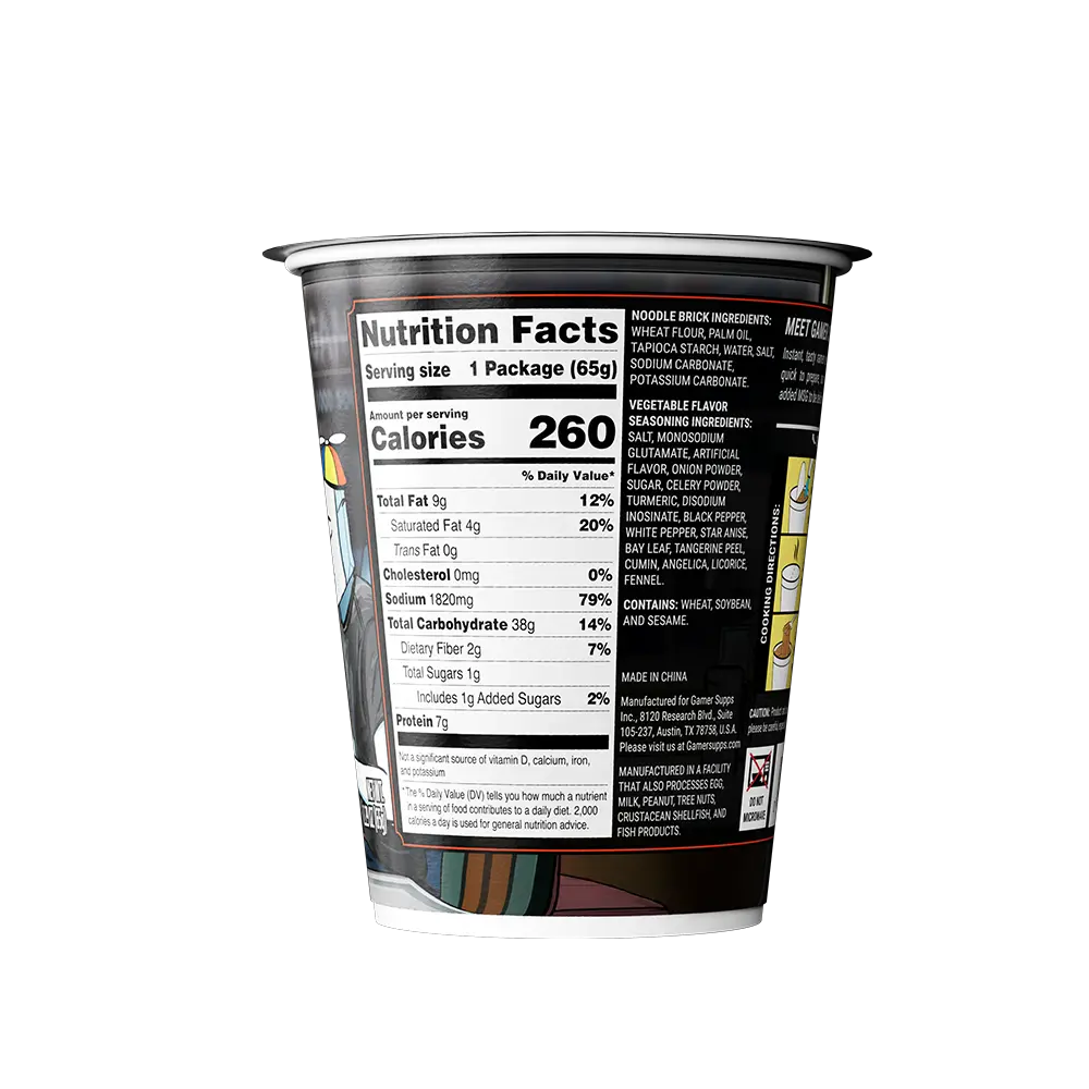 Gamer Soups Instant Noodles - Good Soup (Single Cup) - Image 4