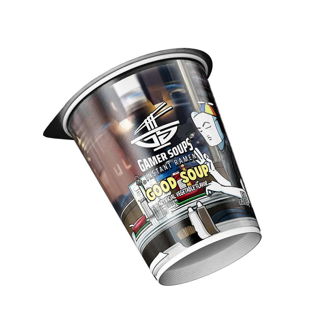 Gamer Soups Instant Noodles - Good Soup (Single Cup) - Image 2