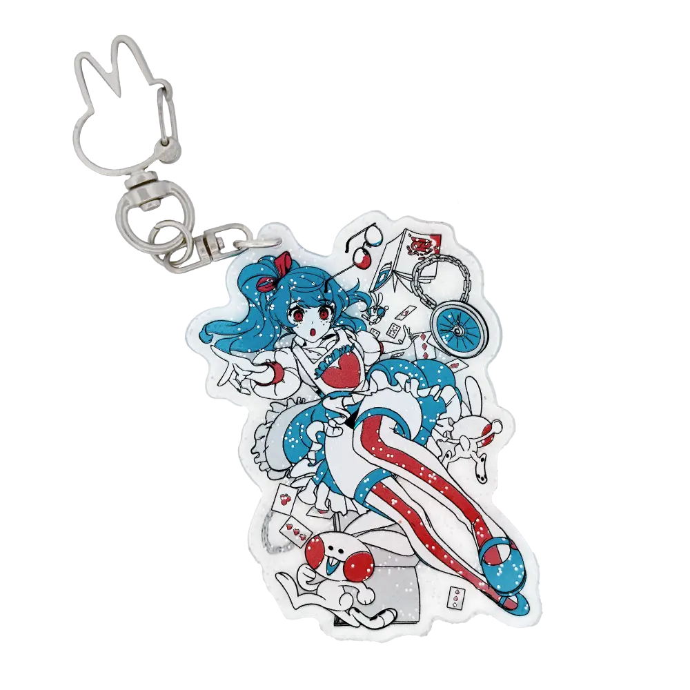 Alice in Waifuland Keychain - Image 2
